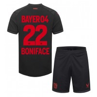 Dres Bayer Leverkusen Victor Boniface #22 Domaci za djecu 2023-24 Kratak Rukav (+ kratke hlače)